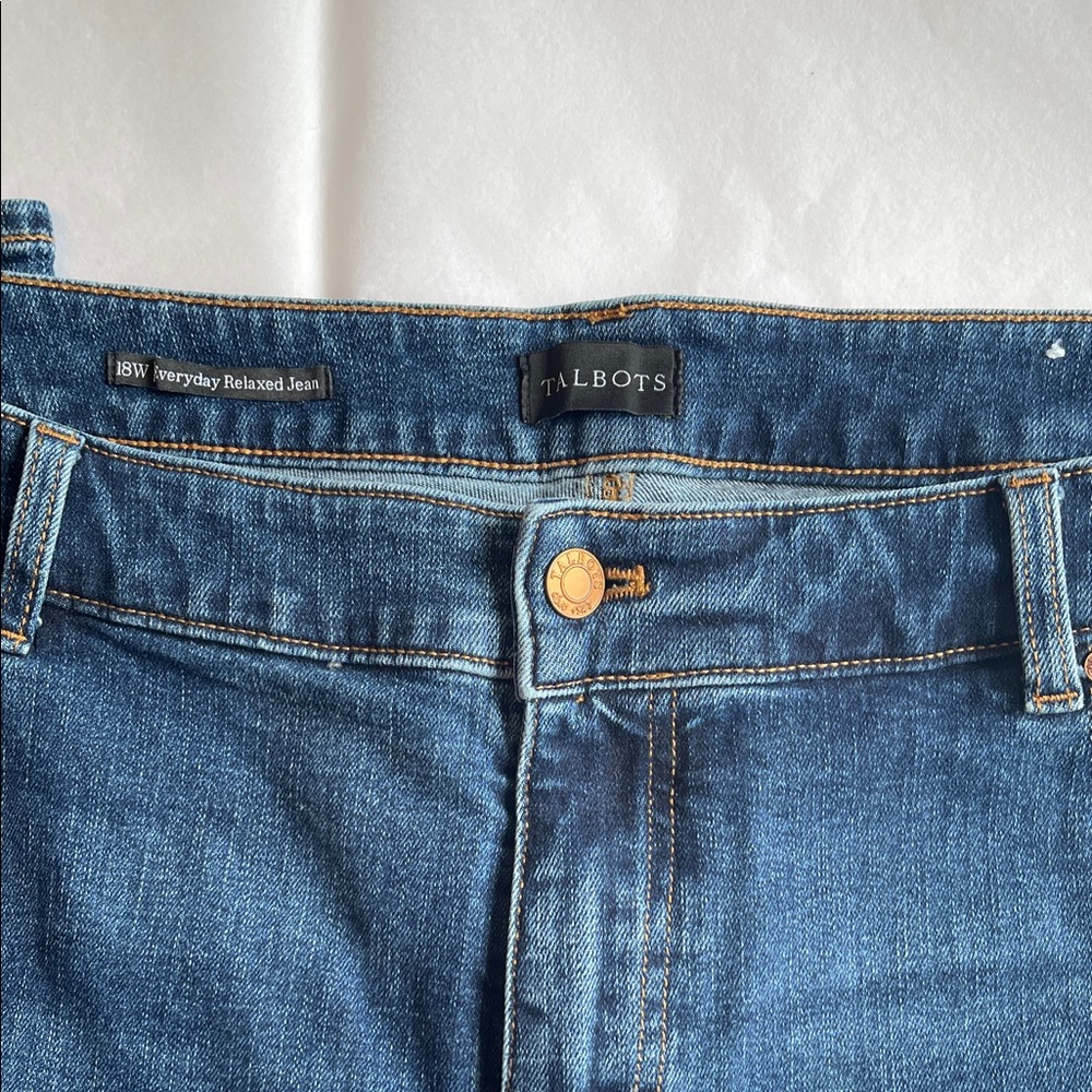 Talbots Classic Blue Relaxed Fitted Jeans